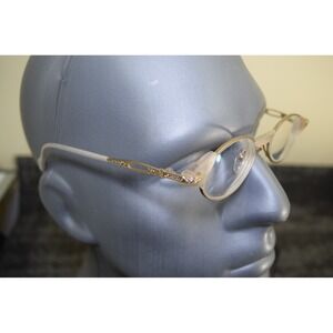 Silkroad 620 Eyeglasses 18K Gold Plated Eyeglasses Frames WOMENS  48 19 135
